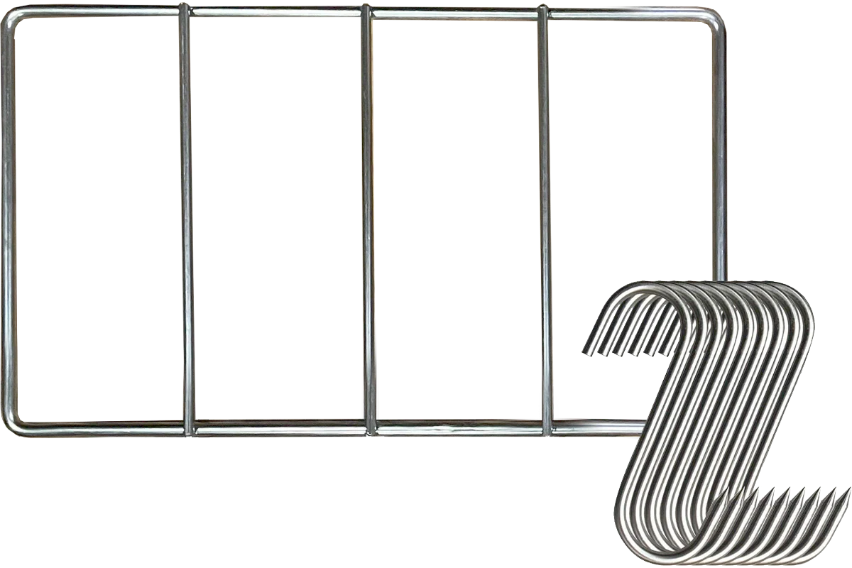 20 x 30cm Biltong Hook & Rack Bundle