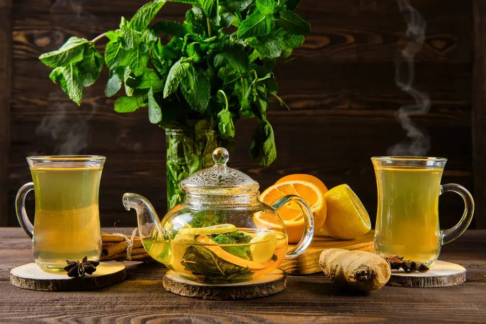 Chamomile-Ginger-Orange-Honey Tea