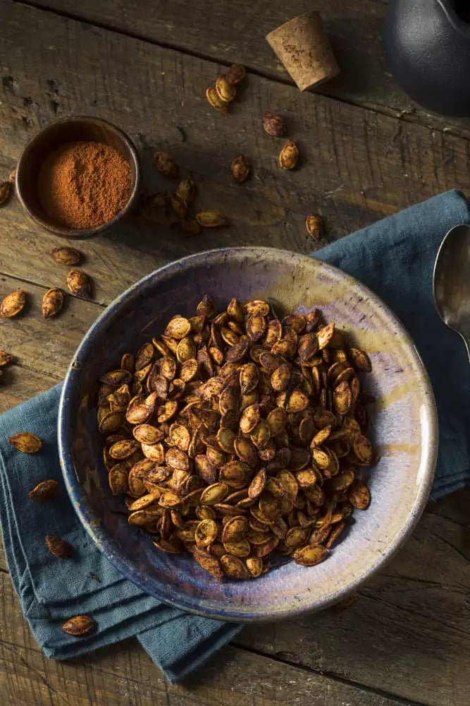 Dehydrated Cinnamon Pumpkin Seed
