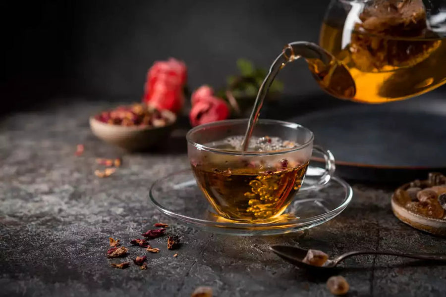 Rose Hips and Chamomile Tea