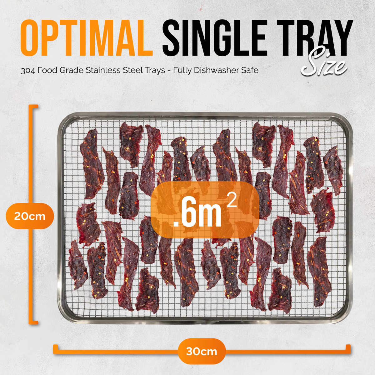 1 Zone / 10 Tray / 0.6m² Tray Area